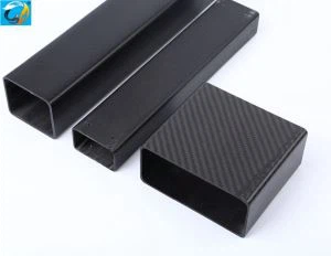 3k Twill คาร์บอนไฟเบอร์คาร์บอนสี่เหลี่ยมผืนผ้า