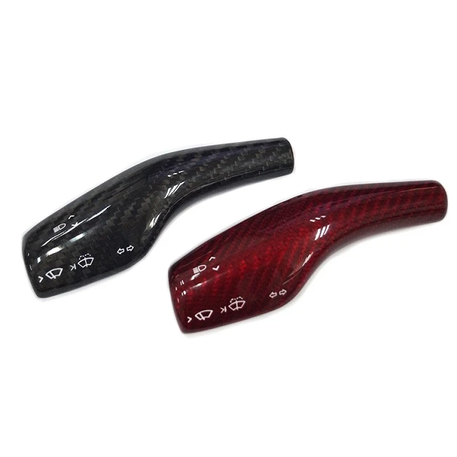 Carbon Fiber Gear Shift Tesla Wiper Lever Cover Trim